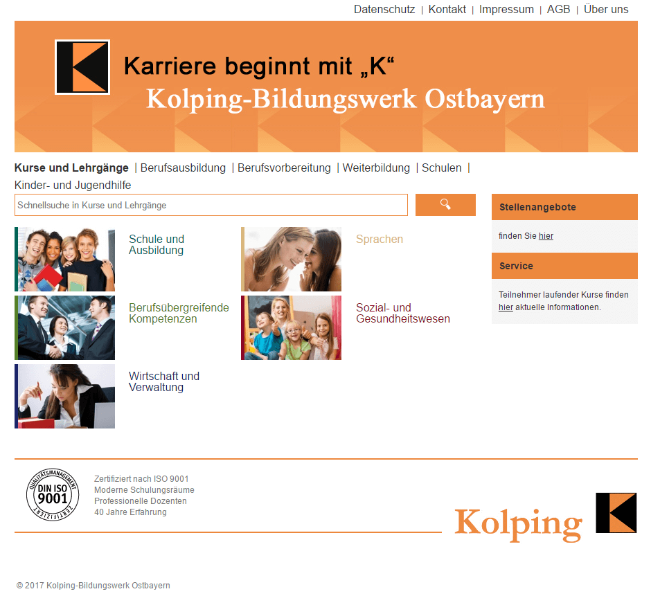 Kolping Bildungswerk in Amberg Kolping Bildungswerk
